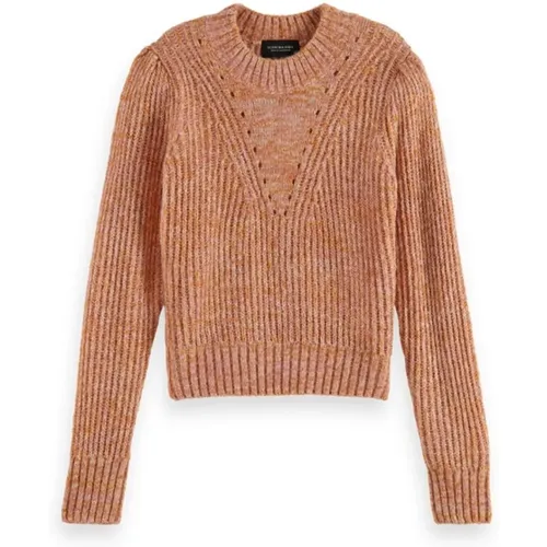 Knitwear > Round-neck Knitwear - - Scotch & Soda - Modalova