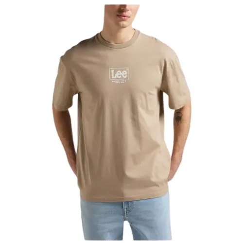 Lee - Tops > T-Shirts - Beige - Lee - Modalova