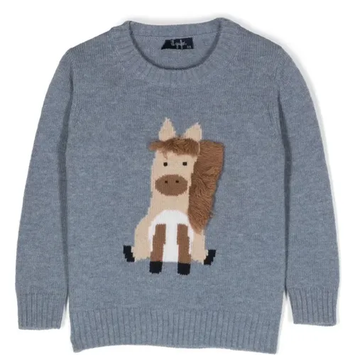 Il Gufo - Pulls - Bleu - Il Gufo - Modalova