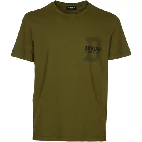 Dondup - Tops > T-Shirts - Green - Dondup - Modalova