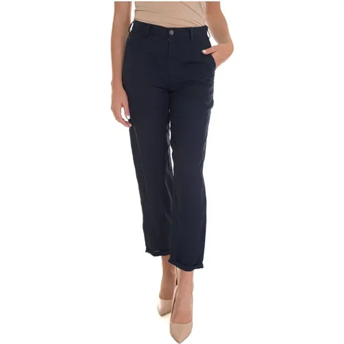 Trousers > Cropped Trousers - - Emporio Armani - Modalova