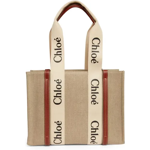 Chloé - Bags > Tote Bags - Brown - Chloé - Modalova
