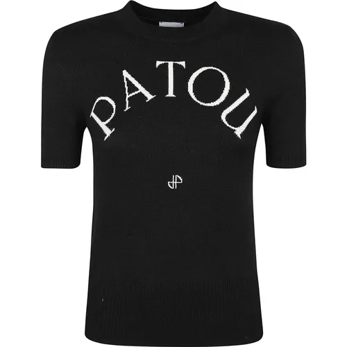 Patou - Tops > T-Shirts - Black - Patou - Modalova