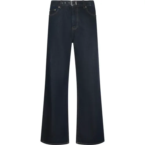 Ganni - Jeans > Wide Jeans - Blue - Ganni - Modalova