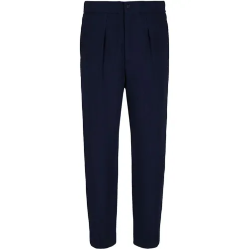 Trousers > Straight Trousers - - Giorgio Armani - Modalova