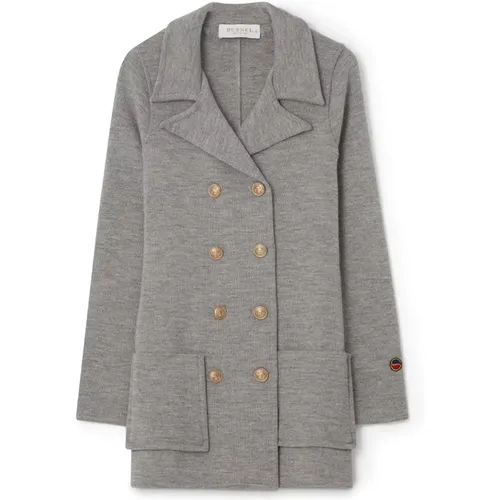 Coats > Double-Breasted Coats - - Busnel - Modalova