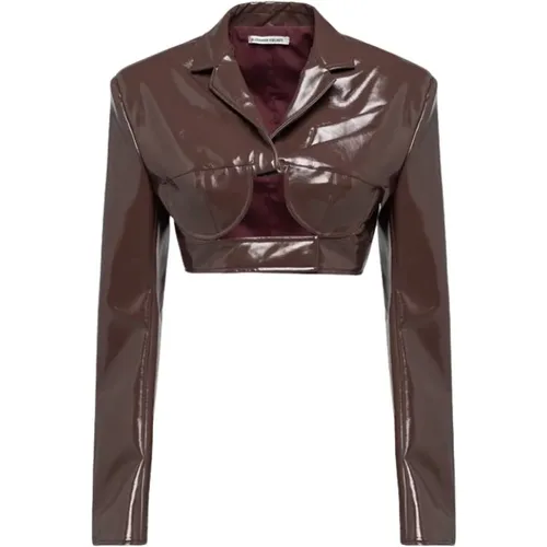 Jackets > Leather Jackets - - Alessandro Vigilante - Modalova