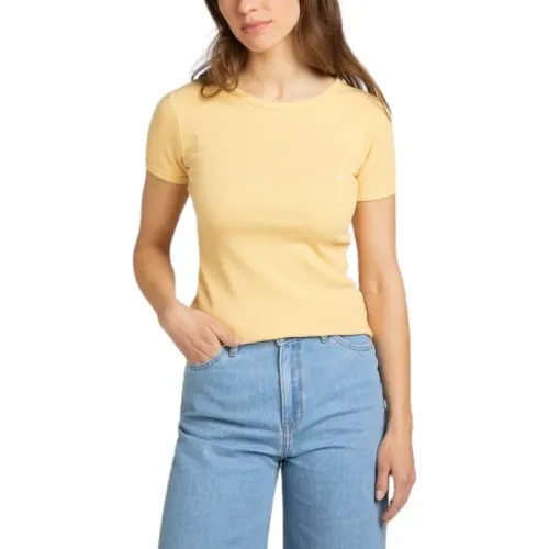 Lee - Tops > T-Shirts - Yellow - Lee - Modalova