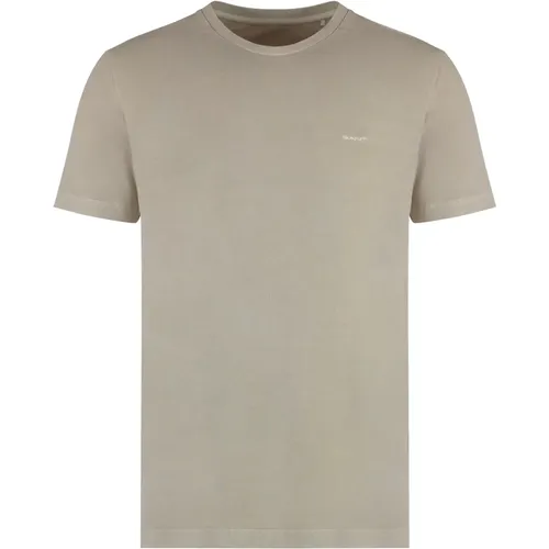 Gant - Tops > T-Shirts - Beige - Gant - Modalova