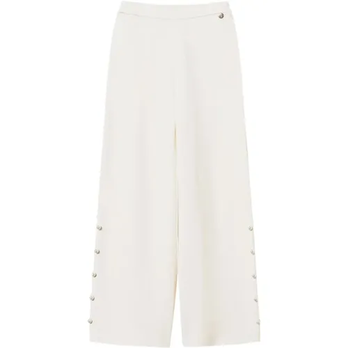 Trousers > Wide Trousers - - Twinset - Modalova