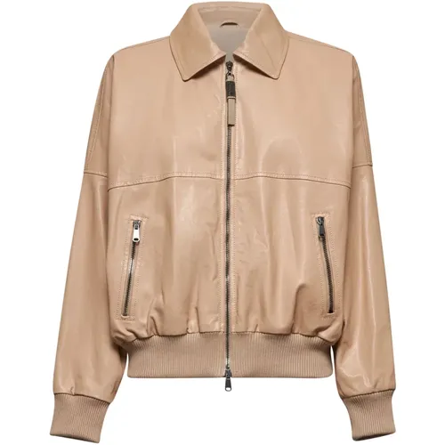 Jackets > Bomber Jackets - - BRUNELLO CUCINELLI - Modalova