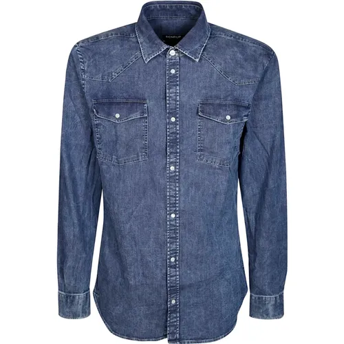 Shirts > Denim Shirts - - Dondup - Modalova