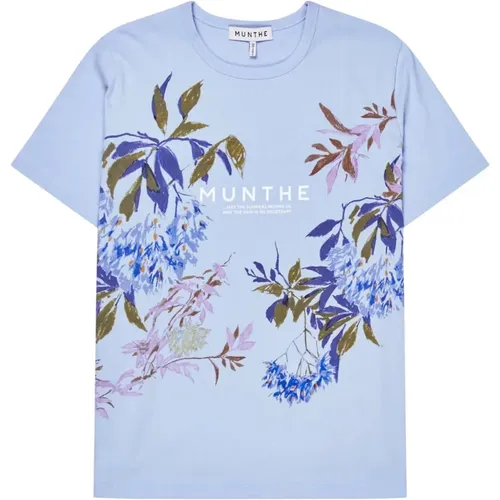 Munthe - Tops > T-Shirts - Blue - Munthe - Modalova