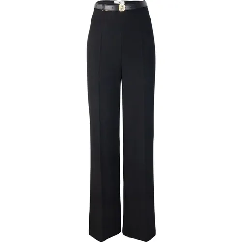 Trousers > Wide Trousers - - Elisabetta Franchi - Modalova