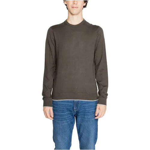 Knitwear > Round-neck Knitwear - - Armani Exchange - Modalova