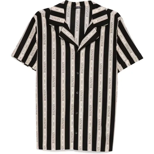 Shirts > Short Sleeve Shirts - - Balmain - Modalova