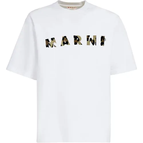 Marni - Tops > T-Shirts - White - Marni - Modalova