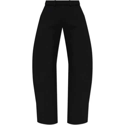 Trousers > Wide Trousers - - Alaïa - Modalova