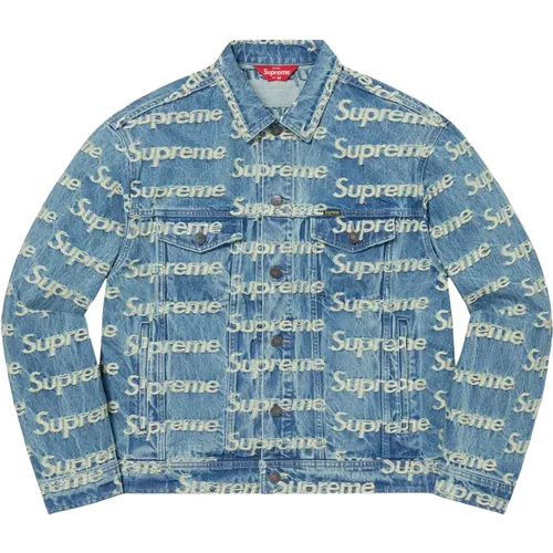 Jackets > Denim Jackets - - Supreme - Modalova