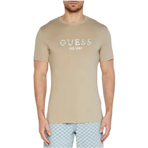 Guess - Tops > T-Shirts - Beige - Guess - Modalova