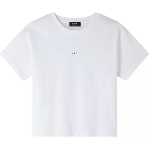 A.p.c. - Tops > T-Shirts - White - A.p.c. - Modalova