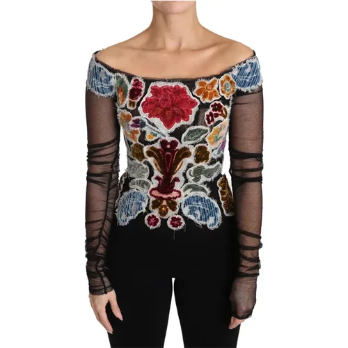 Tops > Long Sleeve Tops - - Dolce & Gabbana - Modalova