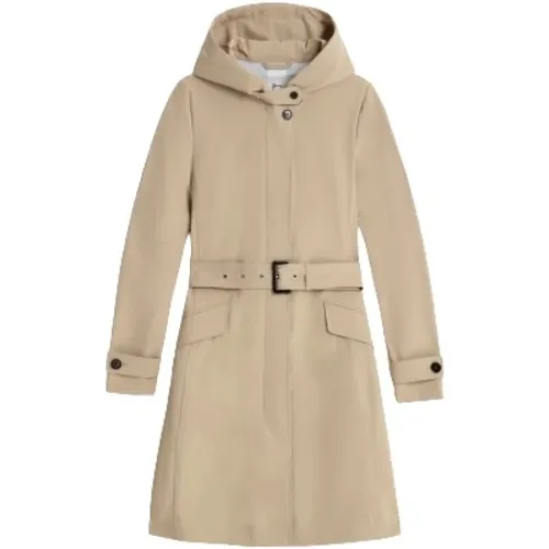 Coats > Belted Coats - - Woolrich - Modalova