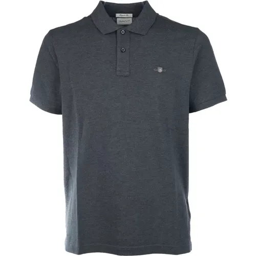 Gant - Tops > Polo Shirts - Gray - Gant - Modalova