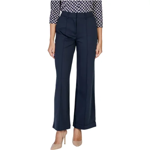 Trousers > Wide Trousers - - Ichi - Modalova