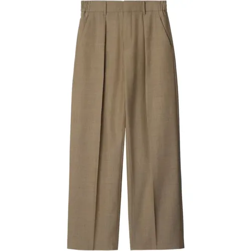 Trousers > Straight Trousers - - Burberry - Modalova