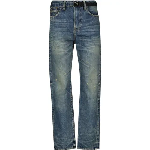 Jeans > Straight Jeans - - Sacai - Modalova