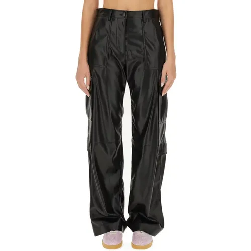 Trousers > Wide Trousers - - Msgm - Modalova