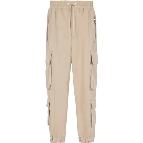 Trousers > Straight Trousers - - Balmain - Modalova