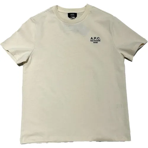 A.p.c. - Tops > T-Shirts - Beige - A.p.c. - Modalova