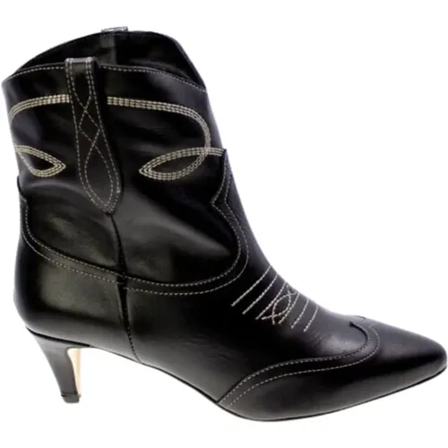 Shoes > Boots > Heeled Boots - - Gisel Moire - Modalova