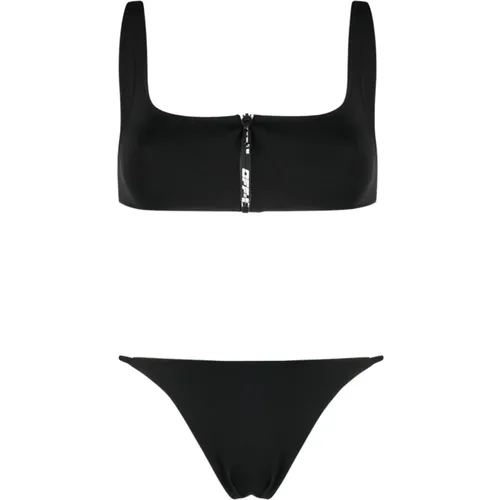 Swimwear > Bikinis - - Off White - Modalova