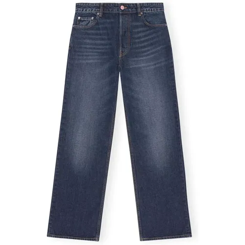 Jeans > Straight Jeans - - Ganni - Modalova