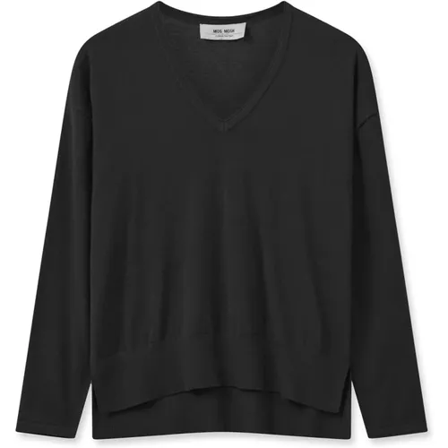 Knitwear > V-neck Knitwear - - MOS MOSH - Modalova