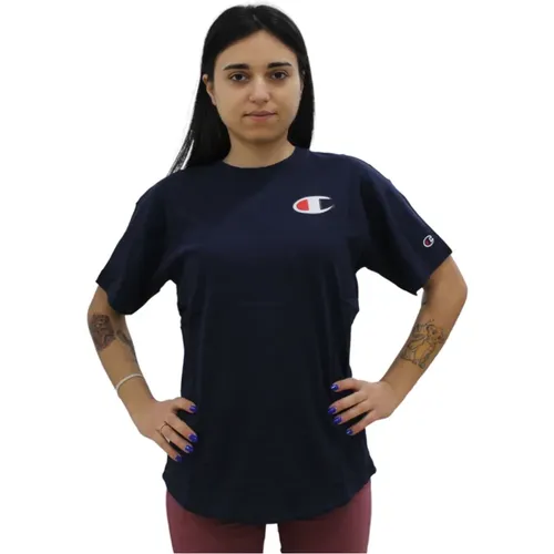 Champion - Tops > T-Shirts - Blue - Champion - Modalova