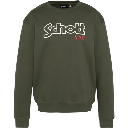 Sweatshirts & Hoodies > Sweatshirts - - Schott NYC - Modalova