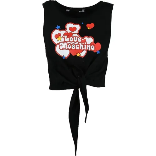 Tops > Sleeveless Tops - - Love Moschino - Modalova