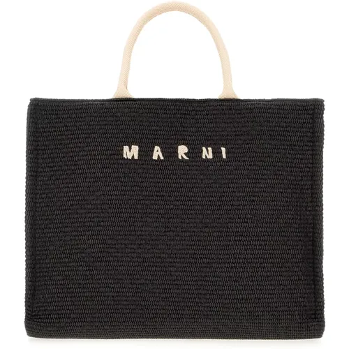 Marni - Bags > Tote Bags - Black - Marni - Modalova