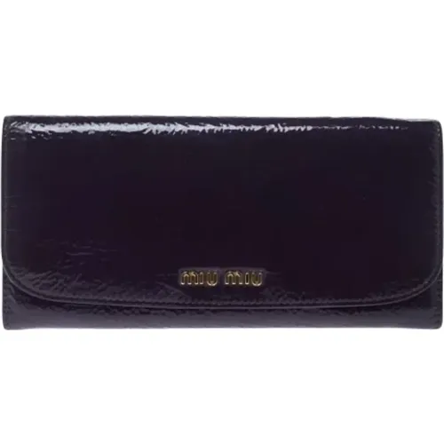 Pre-owned > Pre-owned Accessories > Pre-owned Wallets - - Miu Miu Pre-owned - Modalova