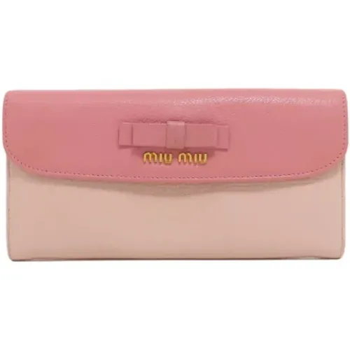 Pre-owned > Pre-owned Accessories > Pre-owned Wallets - - Miu Miu Pre-owned - Modalova