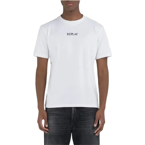 Replay - Tops > T-Shirts - White - Replay - Modalova