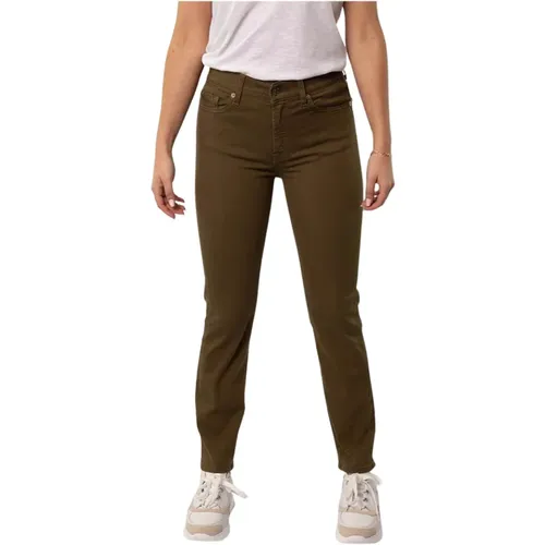 Trousers > Slim-fit Trousers - - 7 For All Mankind - Modalova