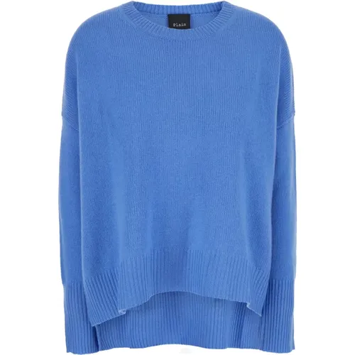 Knitwear > Round-neck Knitwear - - Plain Units - Modalova