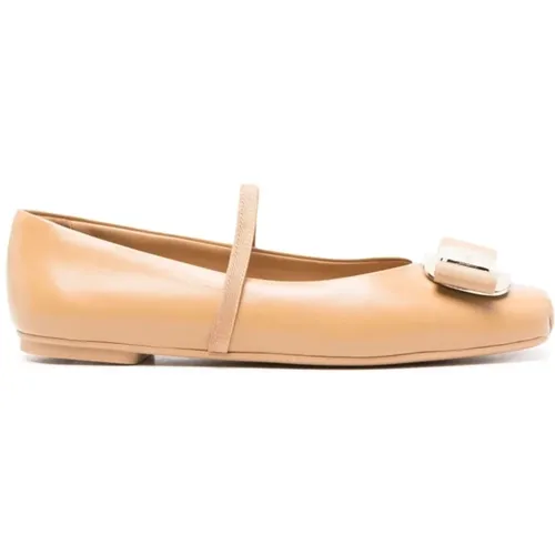 Shoes > Flats > Ballerinas - - Salvatore Ferragamo - Modalova