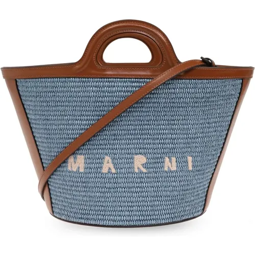 Marni - Bags > Handbags - Blue - Marni - Modalova