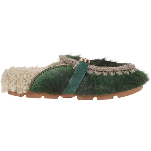 Mou - Shoes > Slippers - Green - Mou - Modalova